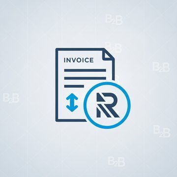 Illustration of a reverse charge invoice showing the VAT liability shifting from seller to buyer, with key invoice fields including VAT number, zero percent VAT, and reverse charge statement highlighted on a business document