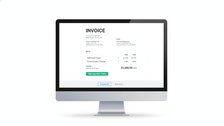 Free invoice generator showing a payment on account credit